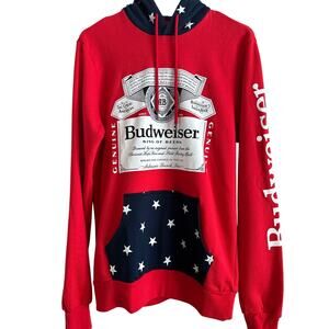 Budweiser Brew City Stars Hoodie | Size Small
